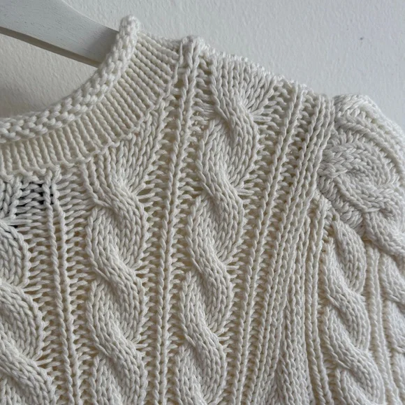 Ralph Lauren White Knit Top - Picture 4 of 6